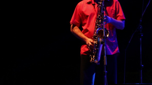 Saxophone player